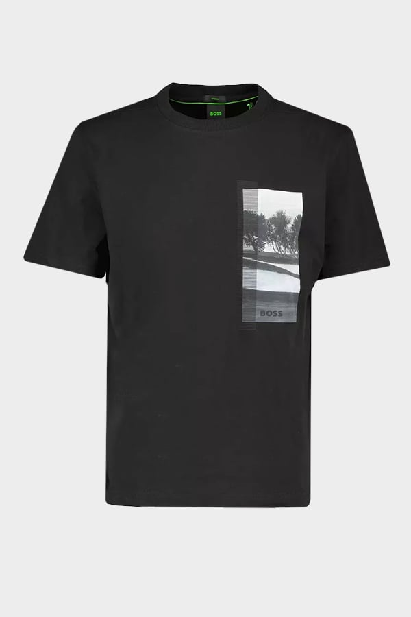 ΑΝΔΡΙΚΗ ΜΠΛΟΥΖΑ BOSS - 001 ΜΑΥΡΟ